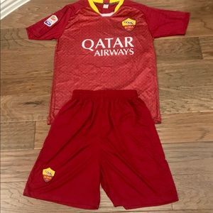 Soccer Jersey Set AS Roma red